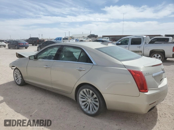 2016 Cadillac CTS Sedan Luxury Collection RWD with VIN 1G6AR5SX4G0117305, listed as a Copart auction lot 47463455 with 63,643 mi miles and Salvage Title. Bid and sale history available at carsss.com. Image 2.