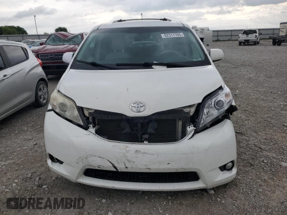 2012 Toyota Sienna XLE AAS with VIN 5TDYK3DC0CS212613, listed as a Copart auction lot 62317765 with 258,124 mi miles and Salvage title. Bid and sale history available at DreamBid. Image 5.