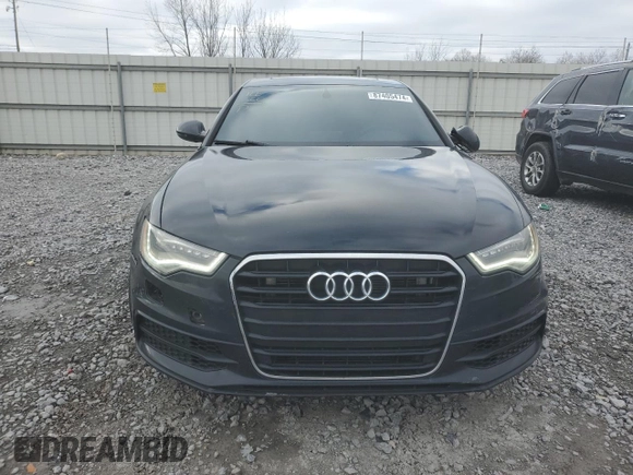2013 Audi A6 3.0T Prestige with VIN WAUHGAFC9DN107009, listed as a Copart auction lot 87405474 with 124,171 mi miles and Salvage Title. Bid and sale history available at carsss.com. Image 5.