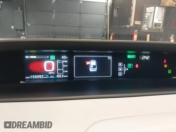 2017 Toyota Prius Two with VIN JTDKBRFU1H3031995, listed as a IAAI auction lot 41560653 with 155,092 mi miles and . Bid and sale history available at DreamBid. Image 7.