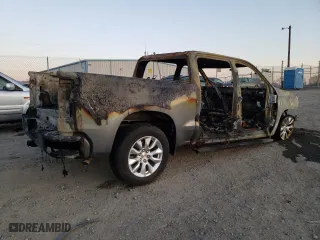 2021 Chevrolet Silverado 1500 Custom with VIN 1GCPYBEK5MZ230776, listed as a Copart auction lot 48475155 with 0 mi miles and Salvage Title. Bid and sale history available at carsss.com. Image 3.