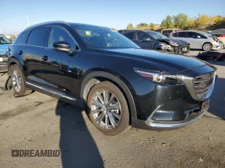 2021 Mazda CX-9 Signature with VIN JM3TCBEY9M0521875, listed as a Copart auction lot 75004384 with 27,486 mi miles and Salvage Title. Bid and sale history available at carsss.com. Image 4.