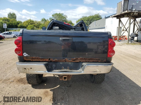 2007 Dodge Ram 2500 SLT with VIN 3D7KS28A47G818340, listed as a Copart auction lot 70581824 with 229,557 mi miles and Salvage Title. Bid and sale history available at carsss.com. Image 6.