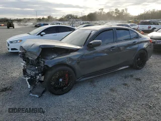 2024 BMW M3 Competition xDrive z VIN WBS43AY02RFS26756, wystawiony jako Copart lot #88699935 z przebiegiem Nie podano mil oraz Szkoda całkowita • Salvage title. Historia ofert i sprzedaży dostępna na DreamBid. Obrazek 1.