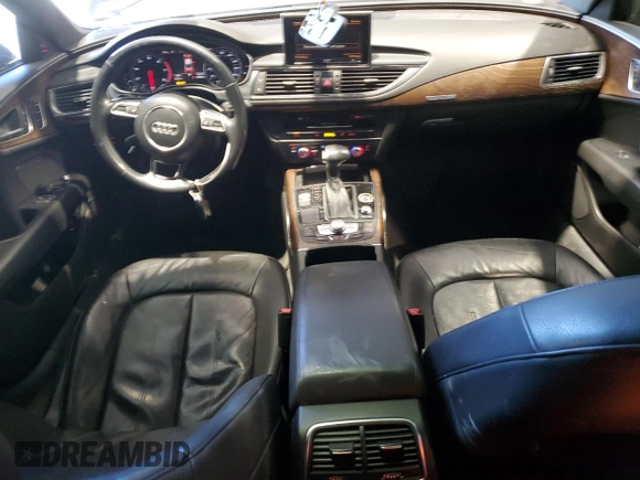 2015 Audi A7 Premium Plus with VIN WAUWGAFC5FN003188, listed as a Copart auction lot 41767895 with 198,639 mi miles and Salvage title. Bid and sale history available at DreamBid. Image 8.
