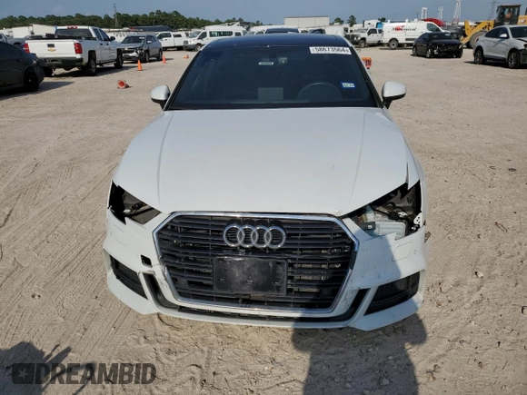 2017 Audi A3 Sedan Premium Plus with VIN WAUGUGFF6H1038925, listed as a Copart auction lot 58673564 with 97,606 mi miles and Salvage Title. Bid and sale history available at carsss.com. Image 5.
