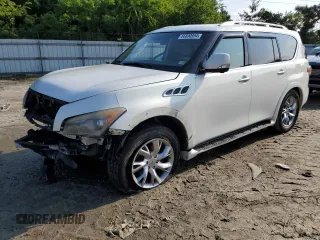 2011 Infiniti QX56 7-passenger with VIN JN8AZ2NE6B9004261, listed as a Copart auction lot 66890954 with 245,018 mi miles and Clean Title. Bid and sale history available at carsss.com. Image 1.