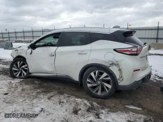 2016 Nissan Murano SL with VIN 5N1AZ2MH1GN104303, listed as a Copart auction lot 88785505 with 123,483 mi miles and Salvage Title. Bid and sale history available at carsss.com. Image 2.