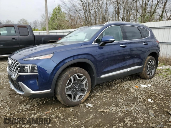 2023 Hyundai Santa Fe Limited z VIN 5NMS4DAL7PH560959, wystawiony jako Copart lot #53028795 z przebiegiem 20 846 mil mil oraz Szkoda całkowita • Salvage title. Historia ofert i sprzedaży dostępna na DreamBid. Obrazek 1.