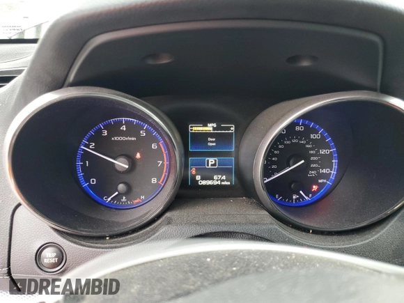 2018 Subaru Outback Premium with VIN 4S4BSACC4J3348765, listed as a Copart auction lot 60743655 with 89,694 mi miles and Salvage title. Bid and sale history available at DreamBid. Image 9.