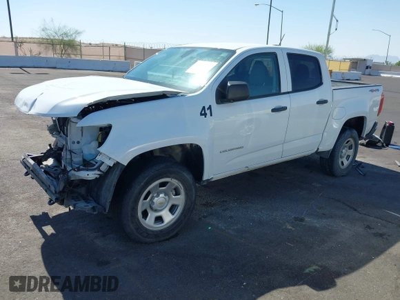 2022 Chevrolet Colorado 4WD Work Truck with VIN 1GCGTBEN7N1299512, listed as a IAAI auction lot 42720023 with 41,851 mi miles and . Bid and sale history available at DreamBid. Image 18.