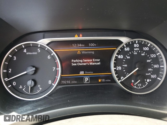 2021 Nissan Sentra SV with VIN 3N1AB8CV6MY326307, listed as a Copart auction lot 61548615 with 79,216 mi miles and Salvage title. Bid and sale history available at DreamBid. Image 9.