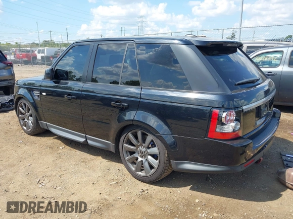 2012 Land Rover Range Rover Sport SC with VIN SALSH2E49CA720591, listed as a IAAI auction lot 40217754 with 122,643 mi miles. Bid and sale history available at carsss.com. Image 3.