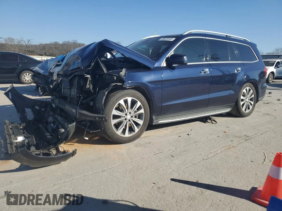 2015 Mercedes-Benz GL-Class GL 350 BlueTEC with VIN 4JGDF2EE9FA537657, listed as a Copart auction lot 48025945 with 149,157 mi miles and Salvage Title. Bid and sale history available at carsss.com. Image 1.