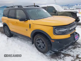 2021 Ford Bronco Sport Badlands z VIN 3FMCR9D90MRA73466, wystawiony jako IAAI lot #41313353 z przebiegiem 44 523 mil mil oraz . Historia ofert i sprzedaży dostępna na DreamBid. Obrazek 1.