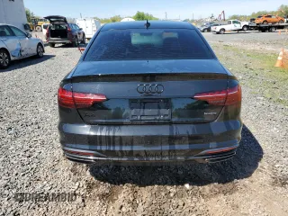 2023 Audi A4 S line Premium Plus with VIN WAUEAAF47PA005572, listed as a Copart auction lot 55026685 with 33,437 mi miles and Salvage Title. Bid and sale history available at DreamBid. Image 6.