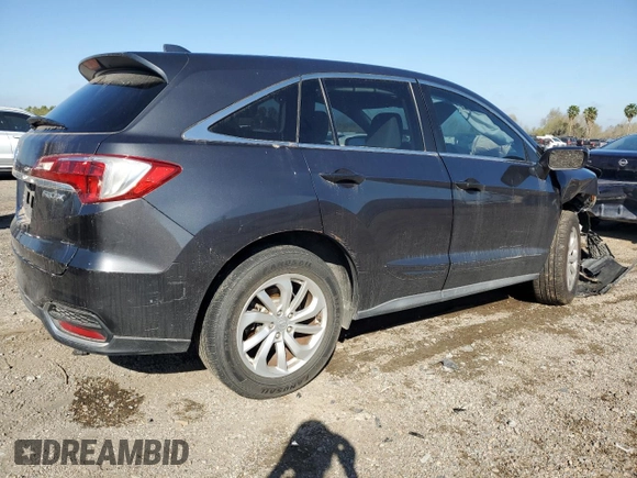 2016 Acura RDX Technology with VIN 5J8TB3H50GL002303, listed as a Copart auction lot 46504985 with 93,210 mi miles and Salvage Title. Bid and sale history available at DreamBid. Image 3.