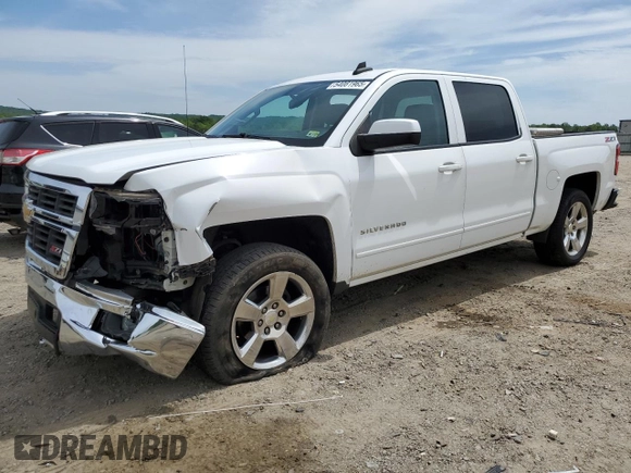 2015 Chevrolet Silverado 1500 LT with VIN 3GCUKREC7FG478455, listed as a Copart auction lot 54081965 with 196,449 mi miles and Salvage Title. Bid and sale history available at DreamBid. Image 1.