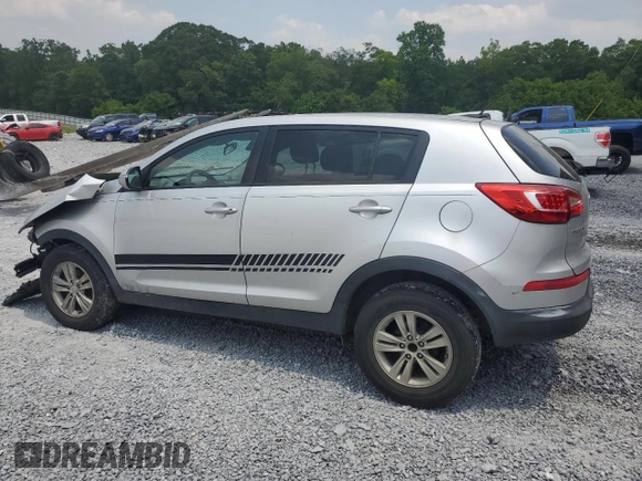 2011 Kia Sportage with VIN KNDPB3A26B7044153, listed as a Copart auction lot 59281175 with Not provided miles and Salvage title. Bid and sale history available at DreamBid. Image 2.