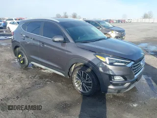 2021 Hyundai Tucson Ultimate with VIN KM8J3CAL5MU375737, listed as a IAAI auction lot 41576730 with 89,804 mi miles and . Bid and sale history available at DreamBid. Image 1.