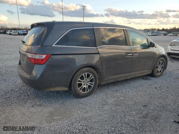 2013 Honda Odyssey EX-L with VIN 5FNRL5H61DB088519, listed as a Copart auction lot 46987625 with 190,882 mi miles and Salvage Title. Bid and sale history available at carsss.com. Image 3.