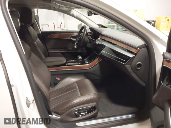 2019 Audi A8 L with VIN WAU8DAF89KN008109, listed as a IAAI auction lot 41636057 with 34,325 mi miles. Bid and sale history available at carsss.com. Image 5.
