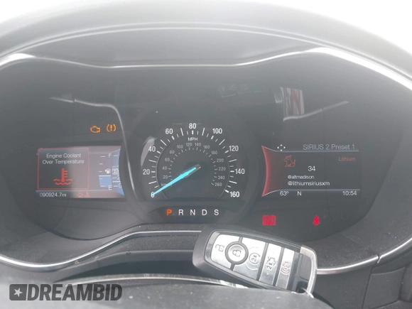 2017 Ford Fusion Sport with VIN 3FA6P0VP2HR309823, listed as a IAAI auction lot 41617231 with 90,924 mi miles. Bid and sale history available at carsss.com. Image 7.