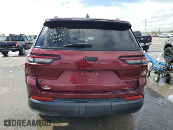 2022 Jeep Grand Cherokee Limited с VIN 1C4RJJBG9N8608807, выставлен на аукционе Copart как лот 46422385 с пробегом 49 200 миль миль и Списание • Salvage title. История ставок и продаж доступна на DreamBid. Изображение 6.