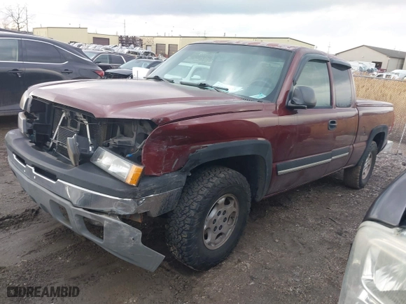 2003 Chevrolet Silverado 1500 LS with VIN 1GCEK19T63E315427, listed as a IAAI auction lot 41684385 with 122,553 mi miles. Bid and sale history available at carsss.com. Image 2.
