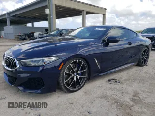2020 BMW 8 Series 840i with VIN WBAAE2C00LBP62036, listed as a Copart auction lot 59505894 with 32,598 mi miles and Salvage Title. Bid and sale history available at carsss.com. Image 1.