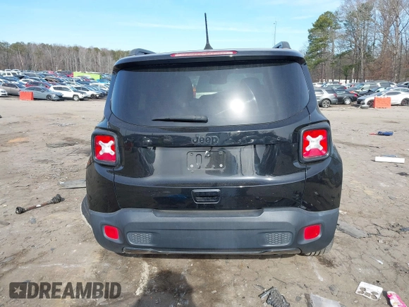 2018 Jeep Renegade Latitude with VIN ZACCJABB5JPH44042, listed as a IAAI auction lot 41308944 with 1 mi miles. Bid and sale history available at carsss.com. Image 15.