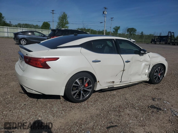 2016 Nissan Maxima SR with VIN 1N4AA6AP5GC388017, listed as a Copart auction lot 58316845 with 150,857 mi miles and Salvage title. Bid and sale history available at DreamBid. Image 3.