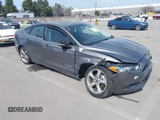 2014 Ford Fusion SE Hybrid with VIN 3FA6P0LU4ER195506, listed as a IAAI auction lot 41859599 with 159,374 mi miles. Bid and sale history available at carsss.com. Image 1.