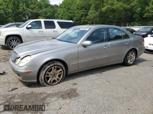 2003 Mercedes-Benz E-Class 3.2L with VIN WDBUF65J33A200758, listed as a Copart auction lot 46235765 with 0 mi miles and Non Repairable. Bid and sale history available at carsss.com. Image 1.