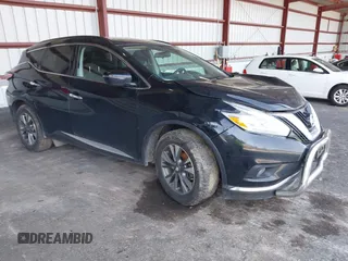 2017 Nissan Murano S z VIN 5N1AZ2MH3HN115451, wystawiony jako IAAI lot #41803182 z przebiegiem 143 998 mil mil oraz . Historia ofert i sprzedaży dostępna na DreamBid. Obrazek 1.