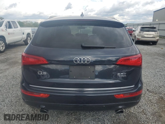 2017 Audi Q5 Premium with VIN WA1C2AFPXHA072423, listed as a Copart auction lot 52877245 with Not provided miles and Salvage title. Bid and sale history available at DreamBid. Image 6.