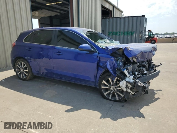 2019 Hyundai Elantra GT with VIN KMHH35LE4KU115724, listed as a Copart auction lot 66936824 with 0 mi miles and Salvage Title. Bid and sale history available at carsss.com. Image 4.