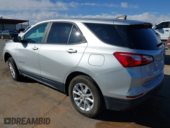 2020 Chevrolet Equinox LS with VIN 3GNAXHEV1LS654027, listed as a IAAI auction lot 41612632 with 87,311 mi miles. Bid and sale history available at carsss.com. Image 14.