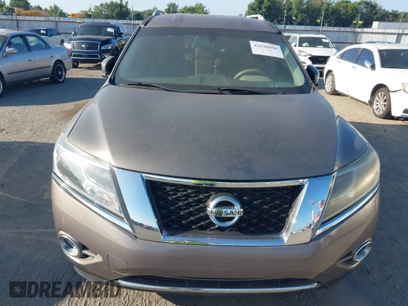2013 Nissan Pathfinder S with VIN 5N1AR2MN5DC670834, listed as a IAAI auction lot 42826806 with 156,092 mi miles and . Bid and sale history available at DreamBid. Image 6.