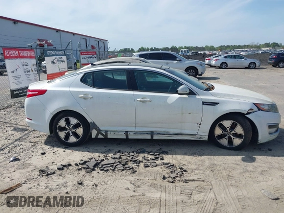 2012 Kia Optima Hybrid with VIN KNAGM4AD9C5033272, listed as a IAAI auction lot 42014808 with 173,740 mi miles. Bid and sale history available at carsss.com. Image 14.