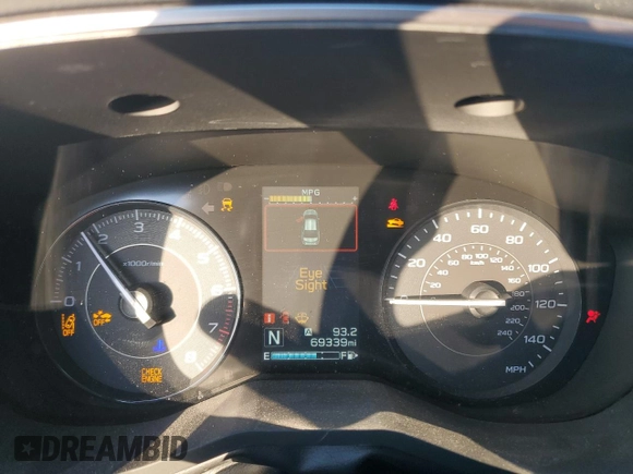 2018 Subaru Impreza Premium with VIN 4S3GKAD60J3608615, listed as a Copart auction lot 47297335 with 69,339 mi miles and Salvage title. Bid and sale history available at DreamBid. Image 9.