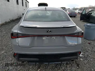 2024 Lexus IS with VIN JTHBZ1E22R5034602, listed as a Copart auction lot 88689965 with 0 mi miles and Salvage Title. Bid and sale history available at carsss.com. Image 6.