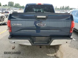 2016 Ford F-150 XLT with VIN 1FTEW1EP6GKF98531, listed as a Copart auction lot 60117745 with 115,517 mi miles and Salvage title. Bid and sale history available at DreamBid. Image 6.