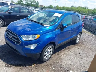 2018 Ford EcoSport SE with VIN MAJ3P1TE7JC159075, listed as a IAAI auction lot 42114135 with 73,154 mi miles and . Bid and sale history available at DreamBid. Image 2.