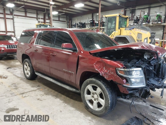 2016 Chevrolet Suburban LT with VIN 1GNSCHKC1GR388469, listed as a IAAI auction lot 41102290 with Not Provided miles. Bid and sale history available at carsss.com. Image 1.