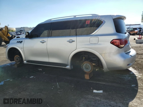 2015 Infiniti QX80 z VIN JN8AZ2NF3F9571753, wystawiony jako Copart lot #55229565 z przebiegiem 115 777 mil mil oraz Czysty tytuł • Clean title. Historia ofert i sprzedaży dostępna na DreamBid. Obrazek 2.