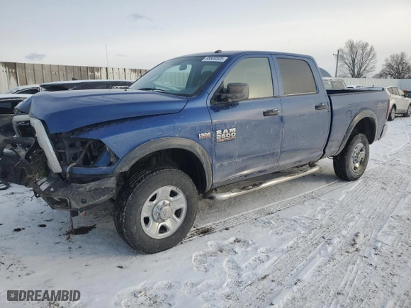 2018 Ram 2500 Tradesman with VIN 3C6UR5CJ2JG403362, listed as a Copart auction lot 88800505 with 137,317 mi miles and Salvage Title. Bid and sale history available at carsss.com. Image 1.