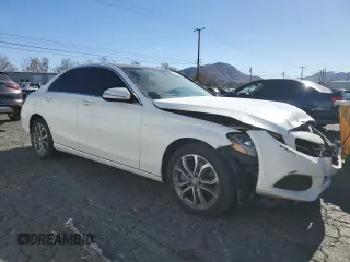 2015 Mercedes-Benz C 300 with VIN 55SWF4JB3FU058421, listed as a Copart auction lot 89027015 with 166,332 mi miles and Clean Title. Bid and sale history available at DreamBid. Image 4.
