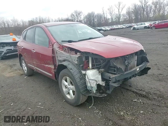 2012 Nissan Rogue S with VIN JN8AS5MV4CW362890, listed as a Copart auction lot 52598385 with 80,531 mi miles and Salvage Title. Bid and sale history available at DreamBid. Image 12.