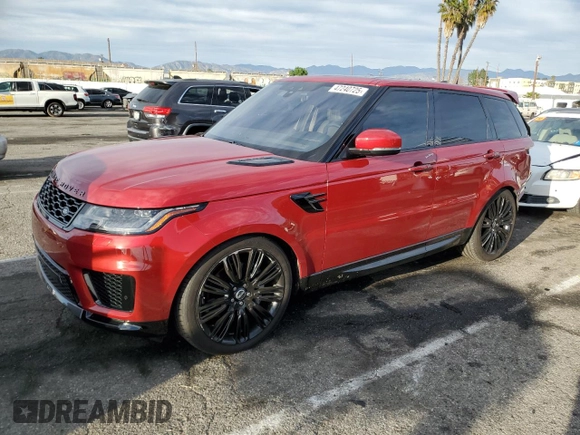 2021 Land Rover Range Rover Sport HSE Silver Edition with VIN SALWR2SU1MA760099, listed as a Copart auction lot 47240725 with 11,281 mi miles and Salvage title. Bid and sale history available at DreamBid. Image 1.